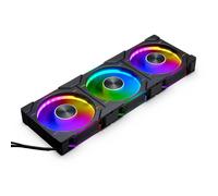 Phanteks Ventilateur de boîtier D30-120 PWM RGB 120 x 120 x 30 mm Noir Lot de 3
