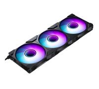 Ventilateur Phanteks M25G2-120 12cm roulement hydraulique 35,13 sone 2,51 mmH2O noir pack de 3 pièces