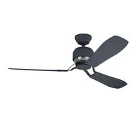 Ventilateur plafond avec Interrupteur mural Hunter Industrie Gris foncé 132 cm