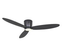 Ventilateur plafond avec LED Plano 132cm Basalte Ventilateur avec Télécommande [EEK: D]