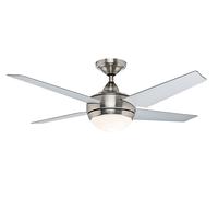 Ventilateur plafond avec Lumière Sonic Nickel Chambre Ventilateur Télécommande