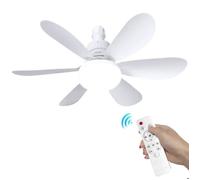 Ventilateur Plafond Avec TéLéCommande Plafonnier Led, Ventilateur De Plafond Avec LumièRe Et TéLéCommande, 3 Vitesses, Pour Salon