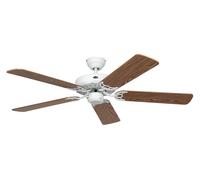Ventilateur plafond Blanc Chêne antique Royal 132 cm Ventilateur sans Lumière