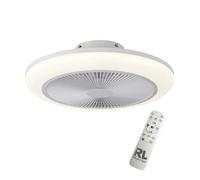 Ventilateur Plafond Lumière LED 30W Ø46cm - Éclairage Dimmable, Télécommande Effet Ciel Etoilé - Trio Lighting