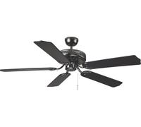 Ventilateur plafond pour Chambre Pearl Black 132cm Noir Ventilateur sans Lumière