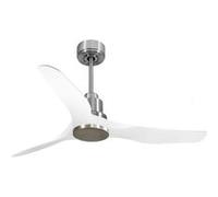 Ventilateur plafond PURLINE Thassos - Réversible, Thermostat, WiFi, Télécommande, 2/3 Lames, Hypersilence, Mémoire, Argent