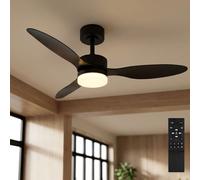 Ventilateur Plafonnier de Plafond Télécommande Dimmable LED Vor-Rücklauf