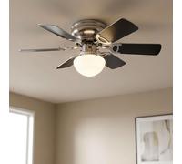 Ventilateur Plafonnier LED Été Mode Hiver Aile Réversible 3 Niveaux 76cm
