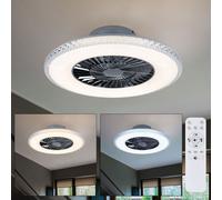 Ventilateur Plafonnier Télécommande LED Tdc Sterneneffekt Vor-Rücklauf
