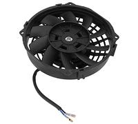 Ventilateur Plastique ABS 7 I Noir Ventilateur de Refroidissement électrique Universel 10 Pales Ventilateur Mince Push Pull DC 12 V pour Radiateurs et Accessoires de Voitures
