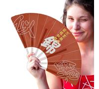 Ventilateur pliant portable, ventilateur pliable portable - ventilateur pliable pour - Outil de refroidissement avec mots inspirants pour voyage, espace de travail, école, maison et activité