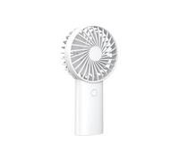 Akashi Ventilateur portable 2 en 1 Batterie 4000 mAh Charge USB-C Torche Blanc