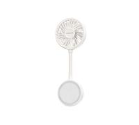 Ventilateur Portable 3 Vitesses Avec Fixation Magnétique Et Support Stand Blanc
