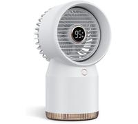 Ventilateur portable, 4 vitesses, équipé d'un grand réservoir d'eau doté fonctions de refroidissement, d'humidification veilleuse