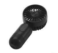 Ventilateur portable à chargement USB avec 3 réglages de vitesse de vent, mini ventilateur compact pour la maison, le bureau, l'étude et les voyages, équipé d'une interface de type C (noir)