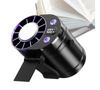 Ventilateur Portable À Clip De Taille,Outil De Refroidissement À Affichage LED Rechargeable USB Avec 100 Vitesses | Mini Ventilateur Tour de Cou Mains Libres | pour Chantier Extérieur Maison Jardinage