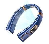 Ventilateur portable à col suspendu - Équipement de refroidissement rechargeable par USB - Ventilateur portable avec 5 réglages de vitesse - Ventilateur personnel mains libres pour la construction de