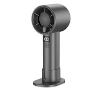 Ventilateur Portable À Main,Affichage Numérique 100 Vitesses Réglables Vent Puissant | Mini Ventilateur de Bureau Nomade,pour Femmes Hommes Maison Bureau Voyage Camping Extérieur