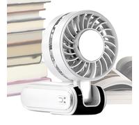 Ventilateur portable à main - Petit ventilateur pliable avec affichage numérique | Batterie longue durée, moteur haute puissance, rechargeable pour utilisation à main, bureau ou cou, accessoire de