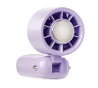 Ventilateur portable à main - Rafraîchisseur d'air personnel, vitesses réglables, écran LED pliable pour maquillage, travail, chaleur, vacances, activités extérieures, camping, voyages quotidiens