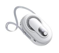 Ventilateur portable à suspendre, 5 vitesses, petits ventilateurs rectannaux, écran LED, outil de refroidissement électrique rechargeable pour voyage à la plage en plein air