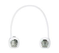 Ventilateur portable à suspendre avec tuyau flexible en continu - Vitesse du vent - Mains sans pales - Taille de poche - 1500 mAh - Rechargeable - Refroidissement réglable - Pour la maison, le bureau
