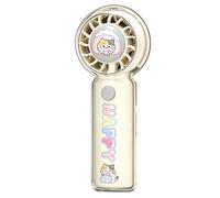 Ventilateur Portable | Accessoire d'Été À Motif Cartoon Rechargeable par USB 3 Vitesses - Petit Ventilateur De Poche - Pour Le Bureau, La Maison, Les Voyages, L'Intérieur, L'Extérieur, Les Vacances Et