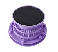 Ventilateur portable alimenté par l'énergie solaire et le chargement USB, design amovible avec rotation à 360 degrés, adapté pour une utilisation en extérieur et comme ventilateur de bureau ou de