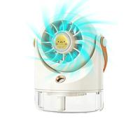 Ventilateur portable avec brume | Refroidissement puissant rechargeable - Petit ventilateur personnel de refroidissement de bureau, pour la maison, la chambre, le bureau, l'école, le dortoir