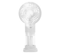 Ventilateur portable avec brume - Ventilateur portatif à vapeur d'eau - Refroidisseur d'air pliable à 3 vitesses de refroidissement pour l'extérieur, les voyages, la détente, le camping, la maison, le