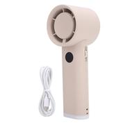 Ventilateur portable avec écran LED, ventilateur rechargeable et portable, mini-ventilateur à 100 vitesses réglables avec lumière de nuit pour une utilisation à la maison ou en ext (Abricot)