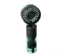 Ventilateur portable avec fonction brumisateur et 4 réglages de vitesse pour les journées chaudes (Noir)