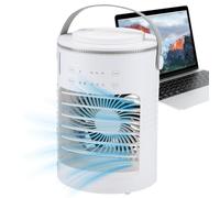 Ventilateur portable avec nébuliseur 3 vitesses silencieux amovible
