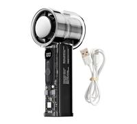 Ventilateur portable | Batterie rechargeable USB 3000 mAh 100 vitesses | Mini ventilateur portatif | Pour voyage, maison, dortoir, pique-nique, camping, bureau, activités de plein air