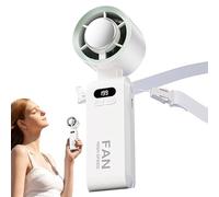 Ventilateur portable - Climatiseur de refroidissement haute vitesse | Ventilateur personnel rechargeable avec vitesse du vent réglable | Petit outil de refroidissement pour voiture, camping, voyage