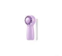 Ventilateur portable compact, trois vitesses réglables pour mini, pour l'été, le refroidissement en plein air, les voyages, format de poche pratique (violet)