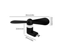 Ventilateur portable créatif de type C pour téléphone portable, mini ventilateur pour iPhone 16 15 14, Samsung, Xiaomi, Huawei, accessoires universels BLANC