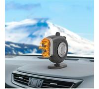 Ventilateur portable de chauffage de voiture 12 V 150 W pour dégivrer le pare-brise et le désembuage, convient pour les voitures, camping-cars et petits véhicules (12 V rose)