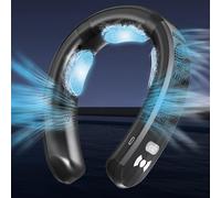 Ventilateur portable de climatisation de cou, mise à niveau 2025, 3 plaques de refroidissement longue durée, version limitée