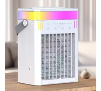 Ventilateur Portable De Refroidissement Et Dhumidification, Mini Ventilateur Ac, Circulateur Dair, 3 Vitesses, Fonctionnement Silencieux, Appareil De Refroidissement Personnel Compact Chambre,