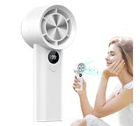 Ventilateur portable de refroidissement | Ventilateur rechargeable compact portable rafraîchissant, indispensable par temps chaud avec 199 modes de vent pour voyager, camping, pêche et pique-nique