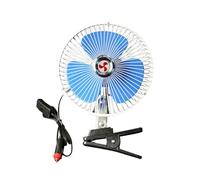 Ventilateur Portable De Voiture 12V/24V | Oscillant D'été Avec Clip, 8 Pouces à Faible Bruit, Électrique Avec Tête Réglable à 180 Degrés