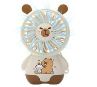 Ventilateur portable | Dispositif de refroidissement léger à faible bruit - Ventilateur à piles - Pour l'extérieur, les voyages, la voiture, la plage, les trajets au bureau, le travail, les