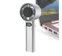 Ventilateur portable | Écran numérique silencieux rechargeable 120 vitesses réglables | Petit ventilateur personnel - Pour les journées chaudes, intérieur, extérieur, école, voyage, maison, bureau