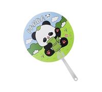 Ventilateur portable en forme de dessin animé, ventilateur Panda portable | Ventilateur modèle panda avec poignée - Adorable ventilateur décoratif compact et léger pour pelouse, parc, anniversaire