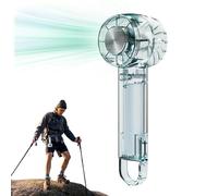 Ventilateur portable, fan personnel,Fan de maquillage rechargeable avec compresse froide - Circulateur d'air à 3 vitesses réglable et alimenté par batterie pour une fille