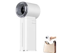 Ventilateur portable Handheld, Turbo Handheld Fan - Portable Handheld Turbo Turbo Petit Ventilateur personnel rechargeable | Outil de refroidissement personnel avec écran numérique pour voyage