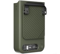 Ventilateur portable haute vitesse avec 5 réglages de vitesse, batterie rechargeable par USB de 3600 mAh, portable autour du cou ou de la taille pour un refroidissement flexible, moteur silencieux