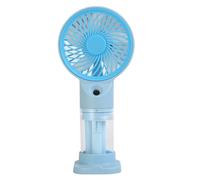Ventilateur portable léger à vitesses réglables - Bureau brumisateur à piles pour navetteurs - Humidificateur d'eau à piles
