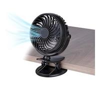 Ventilateur portable Lifetime Air ventil clip 47489 Noir Noir
